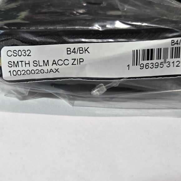 Coach Black Money Clip Card Case Silver Clip NWT - Picture 2 of 4